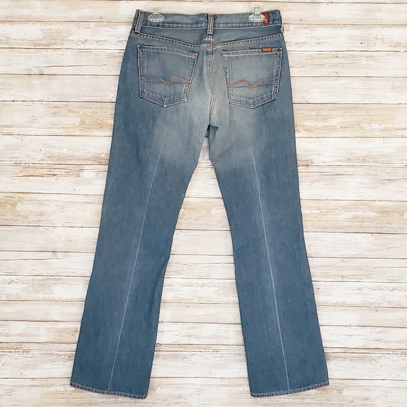 7 For All Mankind Womens Bootcut Jeans Sz 29 - Picture 2 of 7